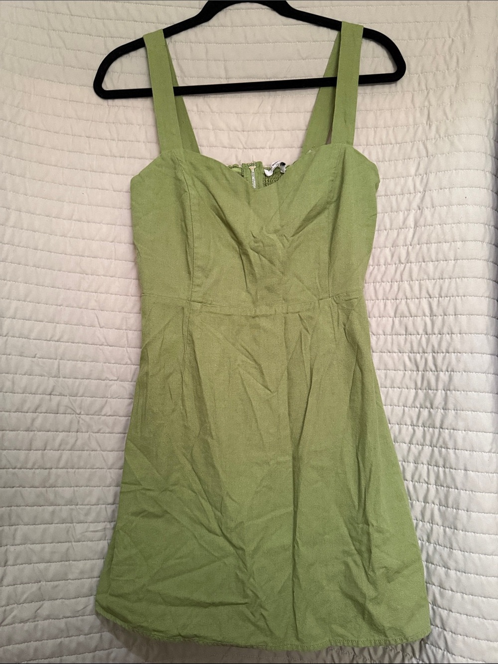The Workshop Pistachio Strappy A-Line Mini Dress